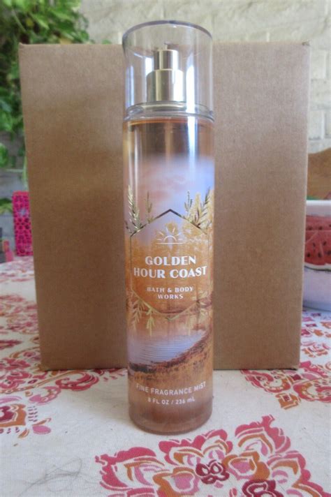 Bath And Body Works GOLDEN HOUR COAST Fine FRAGRANCE SPRAY Body MIST 8