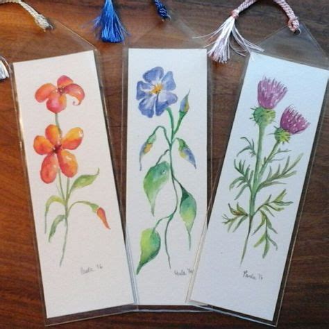 Pin By Yvo S On Manualida Es Watercolor Bookmarks Bookmarks