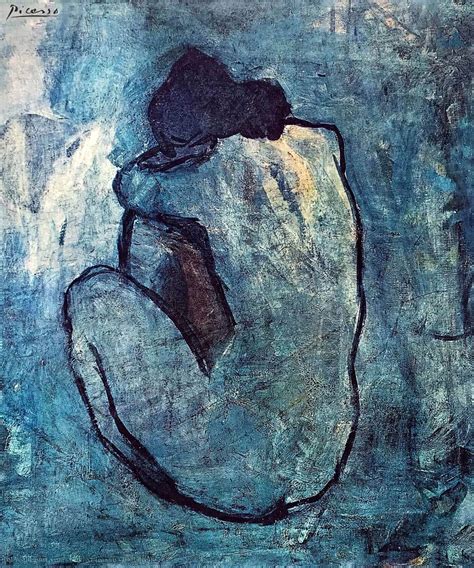 Reproducciones De Pinturas Blue Nude 1902 De Pablo Picasso Inspirado