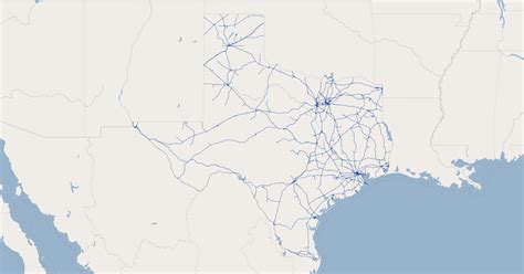 Texas Railroads Texas Gis Map Data Texas Department Of