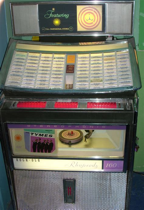 ROCKOLA 408 Rhapsody Jukebox of 1963 at www.pinballrebel.com