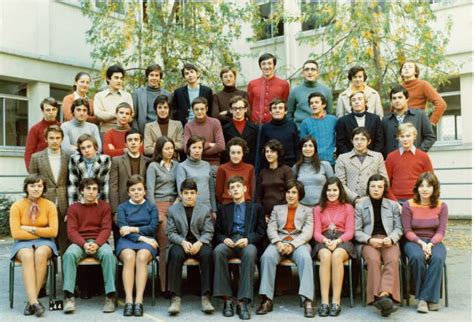 Photo de classe 1 B de 1973 Lycée Gay Lussac Copains d avant
