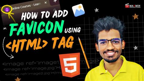 How To Add Favicon Using HTML Tag Beginner S Tutorial In Telugu