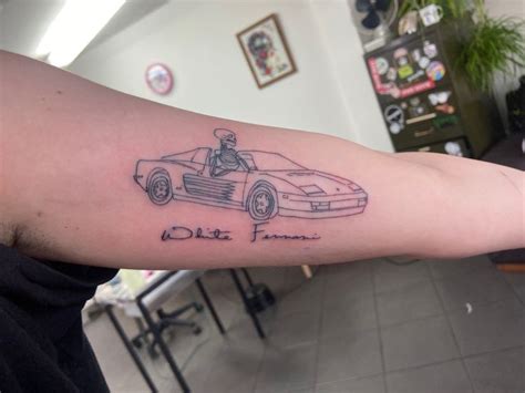 Frank Ocean White Ferrari Tattoo Tattoos Frank Ocean Tattoo Ocean