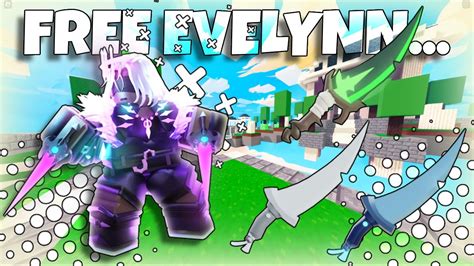 DEVS GAVE US FREE EVELYNN Roblox Bedwars YouTube