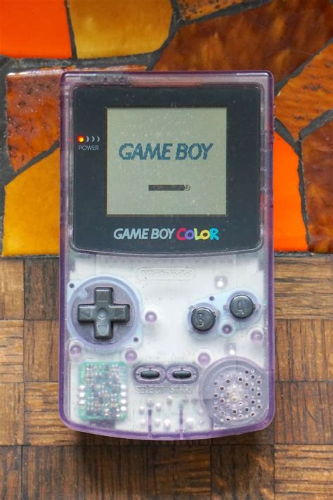 1998 Atomic Purple Authentic Nintendo Gameboy Color Requires Headphones