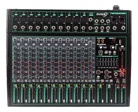 Canales Mezcladora Bluetooth Ecualizador Efectos Mixer Meses Sin