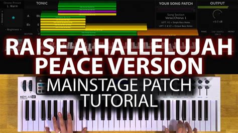 Raise A Hallelujah Peace Album Version Mainstage Patch Keyboard Tutorial Bethel Youtube