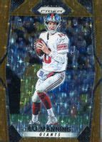 Eli Manning Prizm Fotl Bronze Stars Print Run Psa