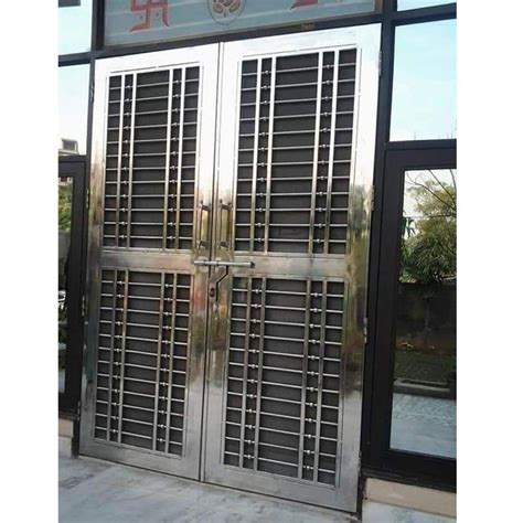 Double Door Stainless Steel Main Gate For Home At ₹ 500 Sq Ft In