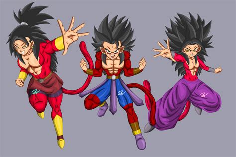 Cabba Ssj4 Super Saiyan 4 Cabba Kale Caulifla By Ahumbledelite On