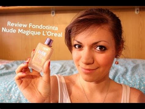 Recensione Fondotinta Nude Magique L Oreal YouTube