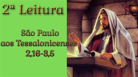 Leitura Segunda Carta De S O Paulo Aos Tessalonicenses