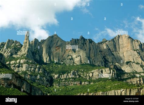 Montserrat Mountains In Catalonia Spain Stock Photo Alamy