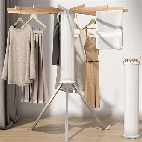 Tripod Drying Rack Clothing Tripod Clothes Drying Rack With Foot Clips