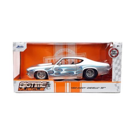 Jada Toys Bigtime Muscle 1969 Chevy Chevelle SS 1:24 Diecast Car, 1 ...