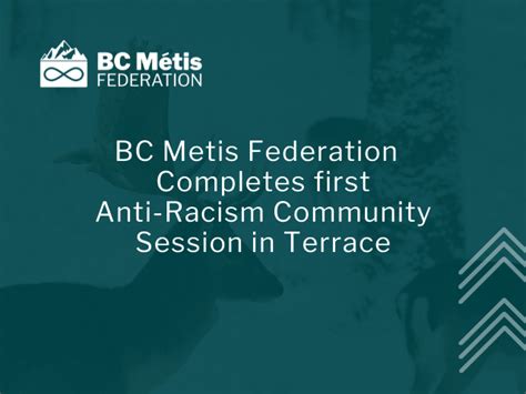 Bc Metis Federation Powerfully Addresses Anti Metis Systemic Racism In