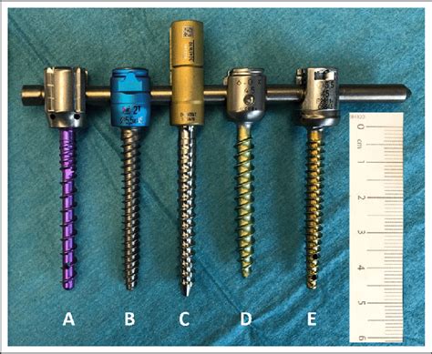 Pedicle screws of the dimension 5.0 mm, 5.5 mm, or 6 mm 3 45 mm... | Download Scientific Diagram