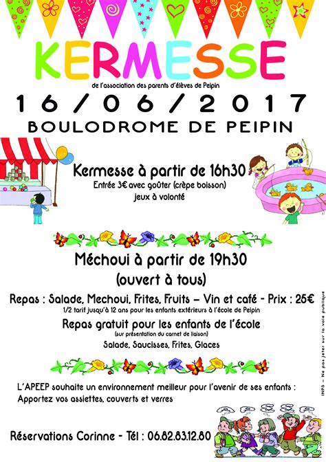 KERMESSE ET MÉCHOUI VENDREDI 16 JUIN 2017 au boulodrome de Peipin