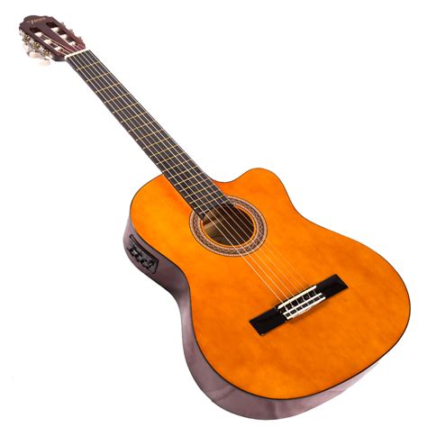 Valencia 100 Series VC104CE Classic Guitar with Cutaway and EQ - Talentz