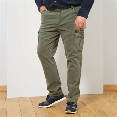 Pantalón tipo cargo Tallas grandes hombre AZUL Kiabi 25 00