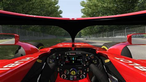 Assetto Corsa ACR Ferrari SF71H Monza 1 21 017 Cockpit YouTube