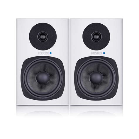 Fostex Pm D Active Studio Monitors White Gear Music