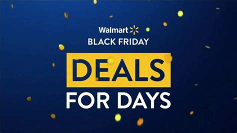 Walmart Black Friday Deals For Days Tv Spot Friday In Store Power