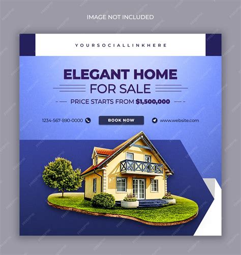 Premium Psd Real Estate Home Sale Instagram Post Web Banner Or Social