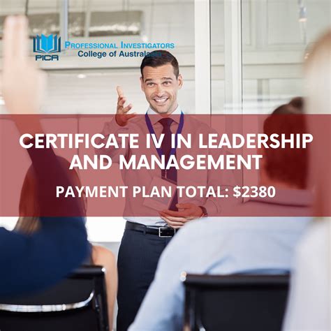 Certificate Iv In Leadership Management Payment Plan Pica