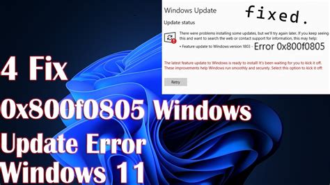 Fix X F Windows Update Error On Windows Youtube