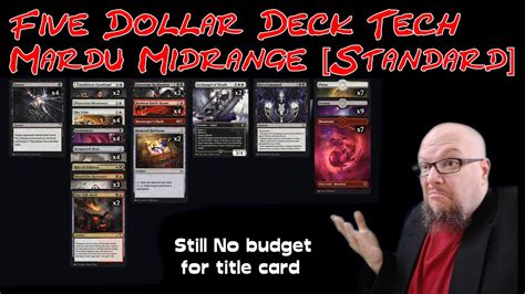 5 Deck Tech Standard Micro Budget Mardu Midrange YouTube