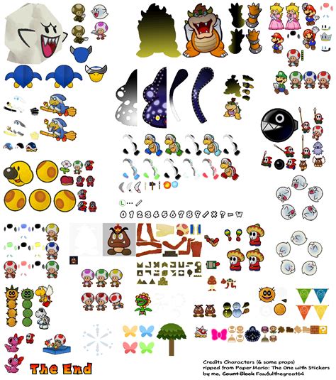 Paper Mario Sprites Spriters Resource