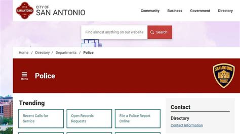 City Of San Antonio Web