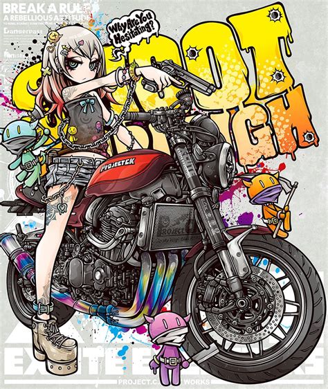 「819でバイクの日バイクの日8月19日はバイクの日 」projectckのイラスト