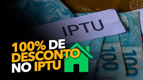 Cidade Oferece 100 De DESCONTO No Pagamento Do IPTU Veja Como Conseguir