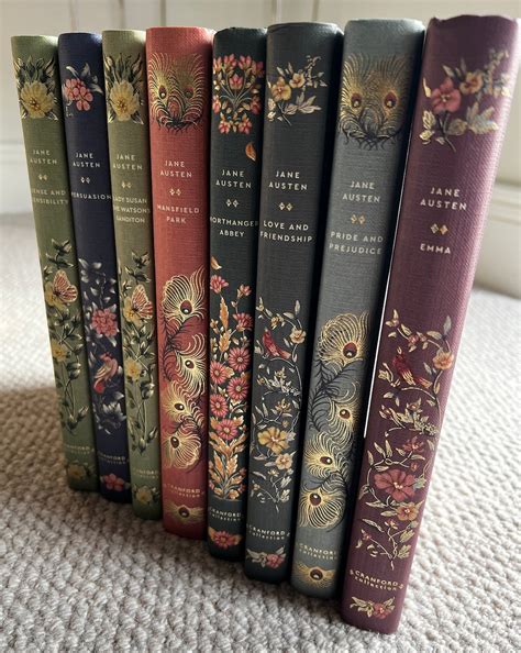 Jane Austen Book Collection Pride And Prejudice Embossed Cranford