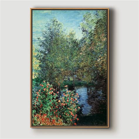 A Corner Of The Garden At Montgeron By Claude Monet Wall Art Print