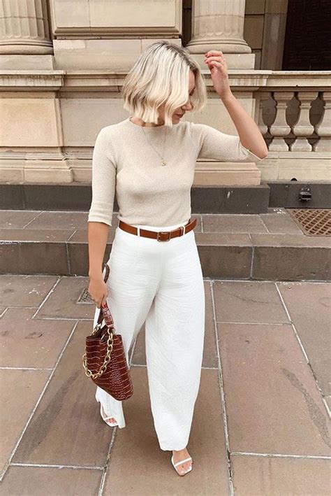 Beige And White Outfits To Wear From Summer To Fall Be Daze Live