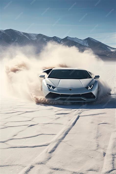 Premium AI Image | Lamborghini huracon drifting