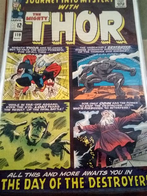 Marvel Journey Into Mystery Thor Vs The Destroyer Nm Ebay