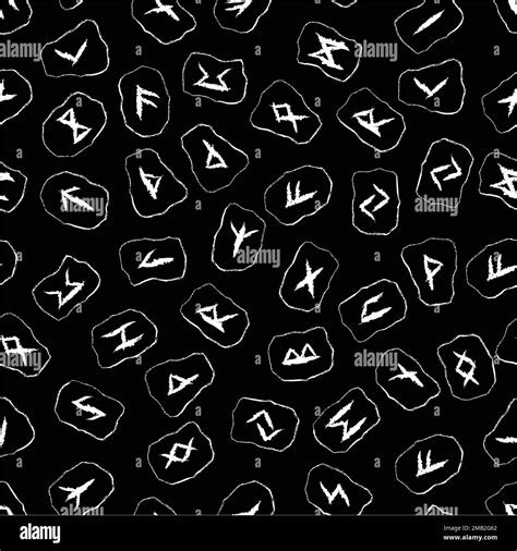 Viking Runes Black And White Stock Photos And Images Alamy