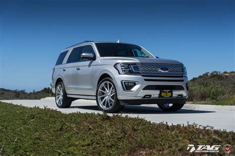 Improved Face of Silver Ford Expedition with Custom Mesh Grille — CARiD ...