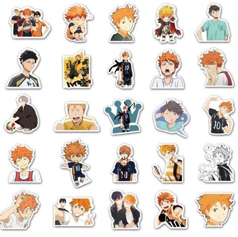 Pcs Haikyu Stickers Anime Stickers Anime Printables Kawaii Stickers