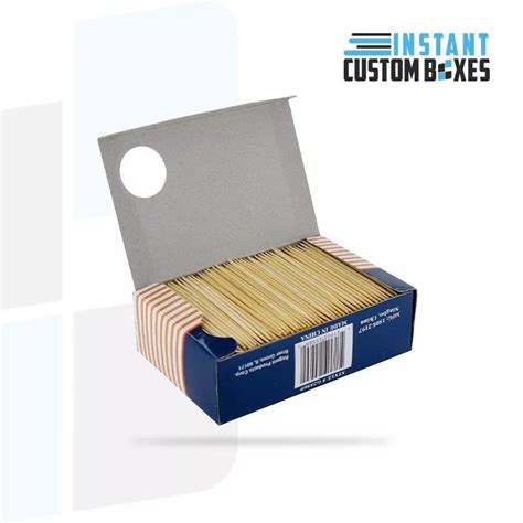 Custom Toothpick Boxes Instant Custom Boxes