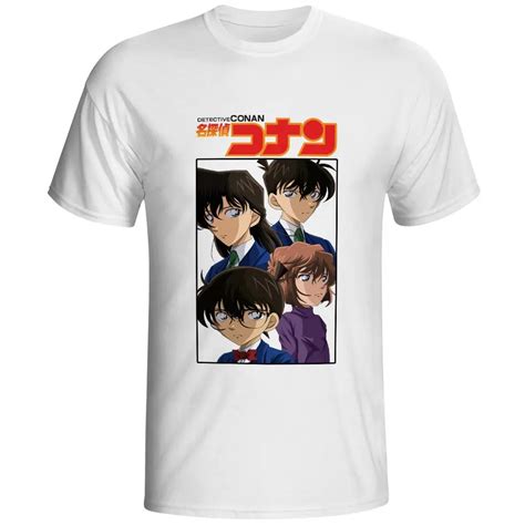 Detective Conan T Shirt Fashion Anime Cartoon Skate Pop Rock T Shirt