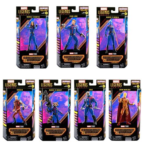 Set Of 7 Marvel Legends Guardians Of The Galaxy Vol 3 GOTG Cosmo Wave