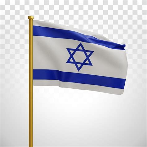 Premium Psd National Flag Of Israel