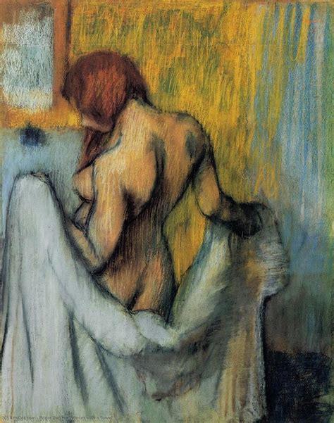 Museum Art Reproductions Woman With A Towel 1898 By Edgar Degas 1834