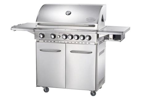 Proregal® Gasgrill E 518 Gasgrill Edelstahl Mit 5 Hauptbrennern Heck